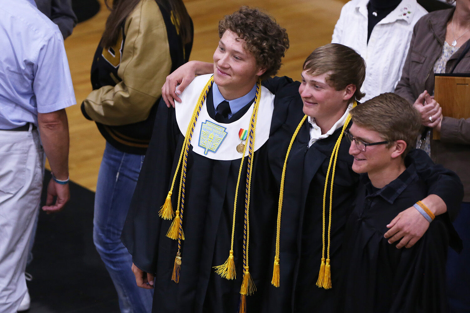 Buffalo High School graduates Calvin Rule, Coy Johnson and Taylor Swanston